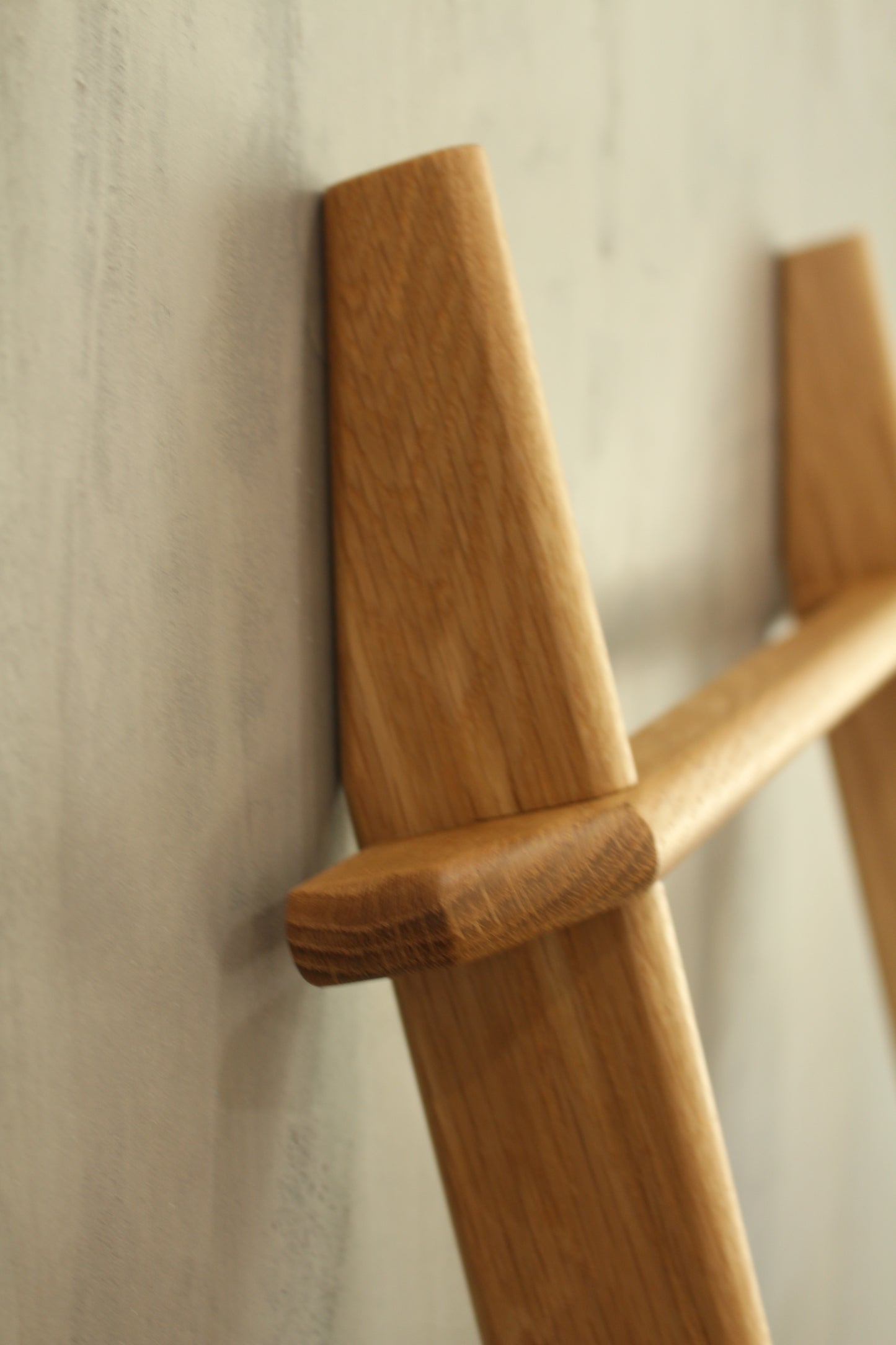 Blanket ladder for throws or spa towels, handmade in Canada