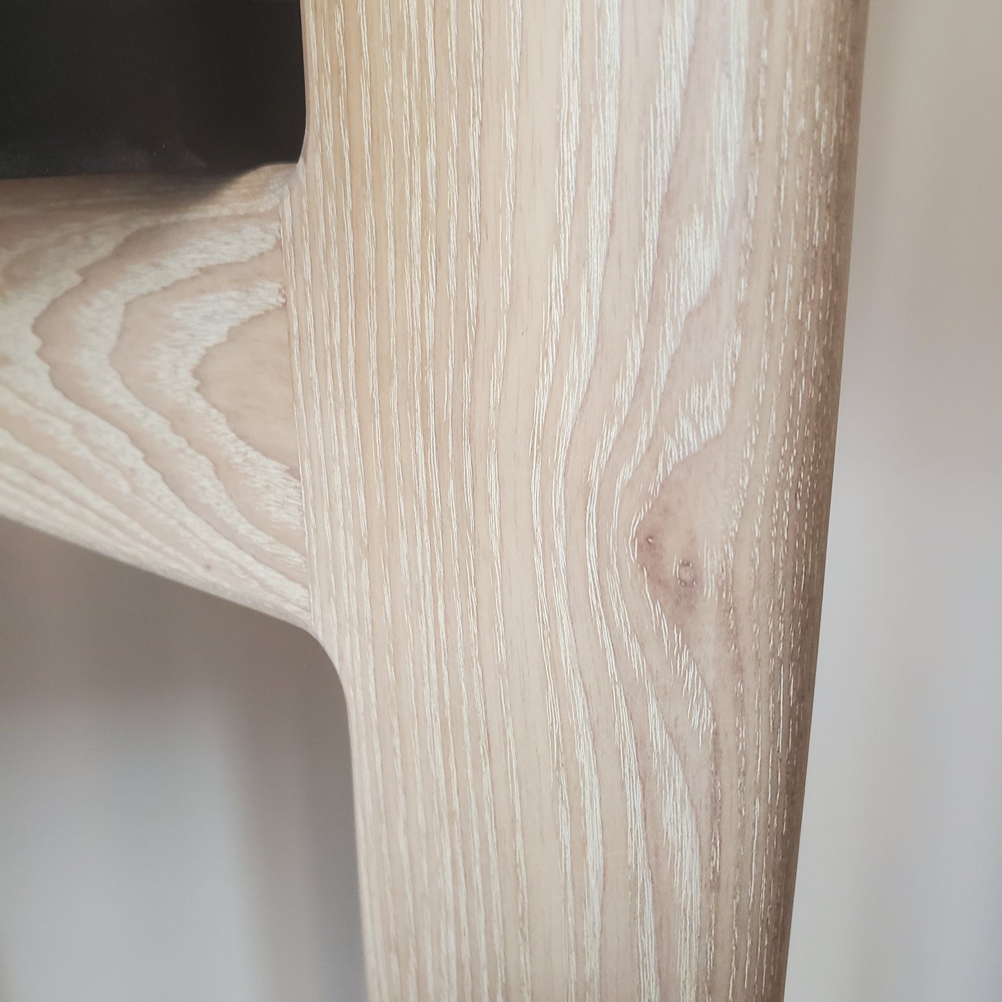 Whitewashed ash water filter stand