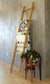 Blanket ladder for throws or spa towels, handmade in Canada