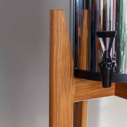 Water Filter Stand in White Oak
