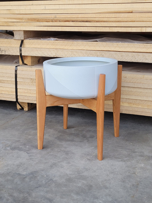 Extra wide heavy duty plant stand or table base