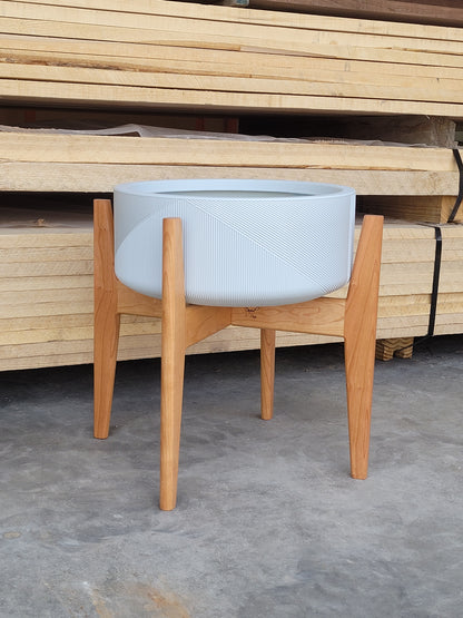 Extra wide heavy duty plant stand or table base