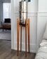 Water Filter Stand in White Oak